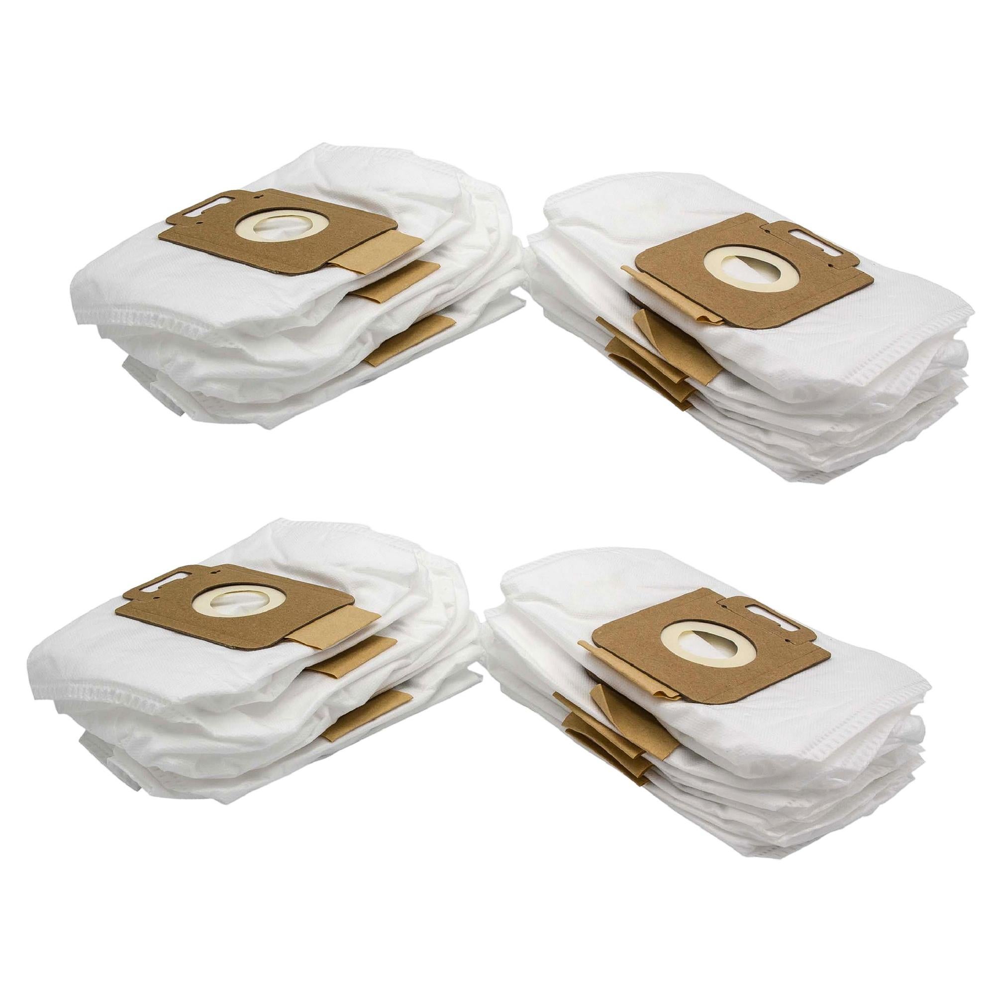 Vhbw 5 Sacchetti Per Aspirapolvere In Microfibra – Compatibili Con Metabo 30 LPC, ASA 25, Inox – Bianco, Sostituiscono 630296000 - 5
