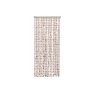 Cortina De Tiras Cintas 120 Cms Marron Beige Para Puertas [0812012