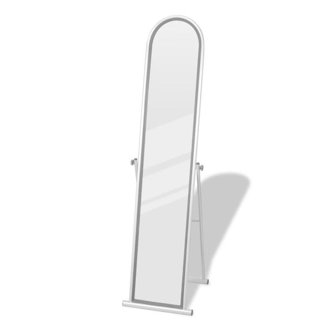 Specchi VidaXL Specchio Autoportante a Figura Intera Rettangolare Grigio ...