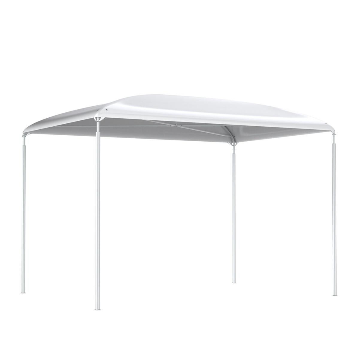 Abri voiture acier carport autoporté MONOPLACE 3.5 x 5 x 3.15m | Leroy ...