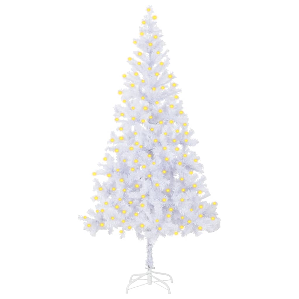 VidaXL Albero di Natale Artificiale con Luci a LED 210 cm 910 Rami