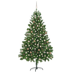 Rebecca Mobili Árvore de Natal com neve Abeto Branco 210 cm 1000 ramos  denso 400 Luzes LED Incluído