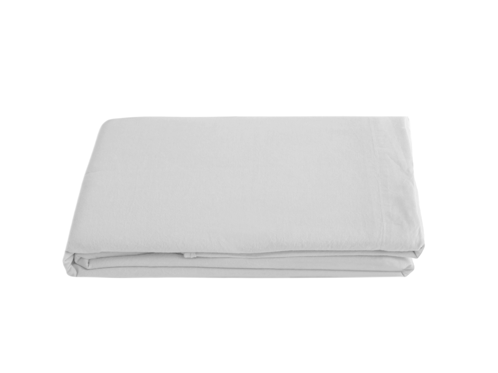 Drap Plat 100% Coton 270x300 Cm - Blanc - Qualité Renforcée 57 Fils/cm² - Vision
