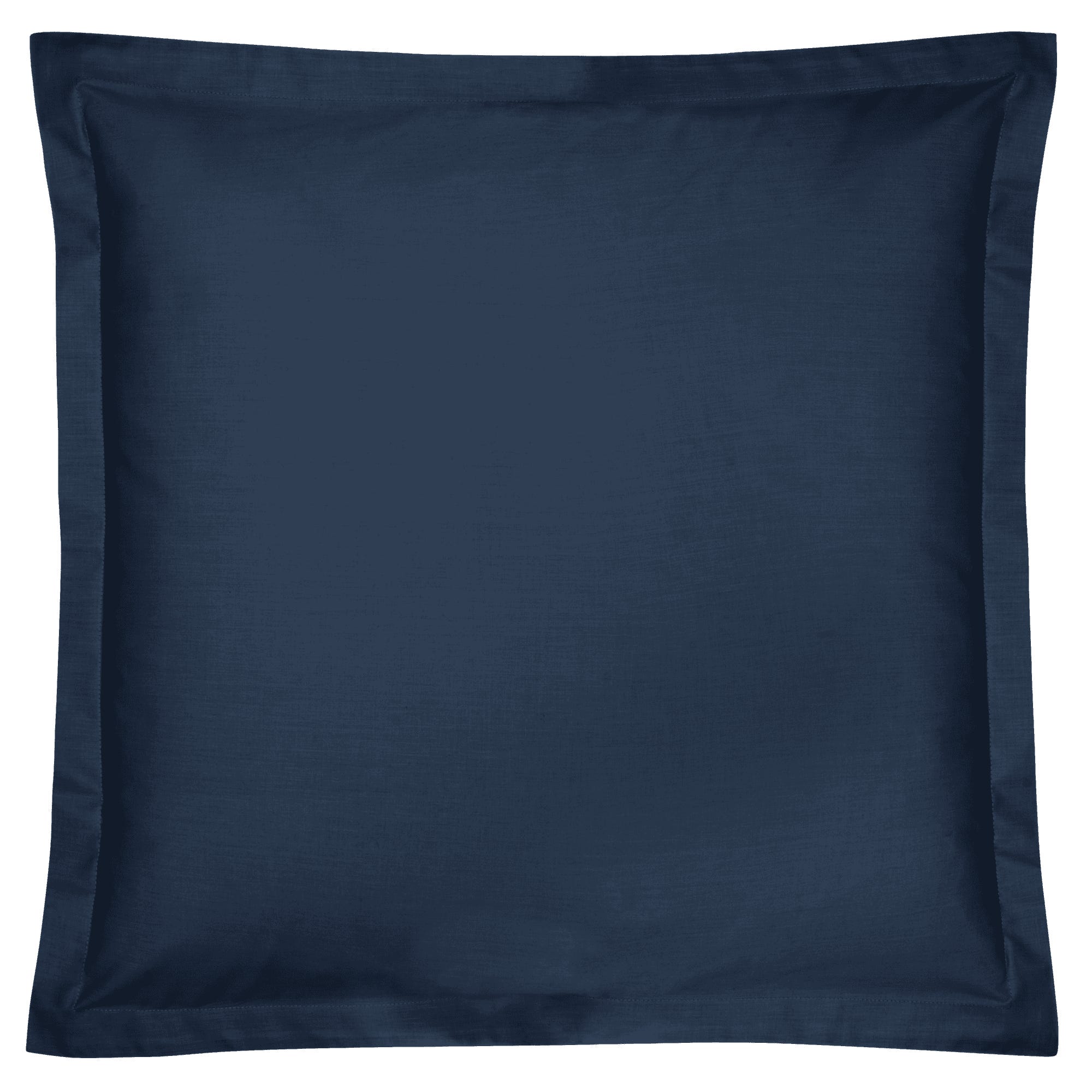 Taie d'oreiller et/ou de traversin coton bio Fil & Sens CAMIF--Bleu Nuit - Taie  d'oreiller 65 x 65 cm