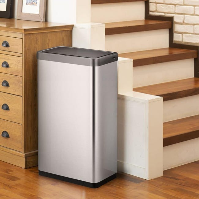Pattumiera Automatica Con Sensore 10L - Cestino Intelligente A Pattumiera Automatica Con Sensore 10L - Cestino Intelligente A