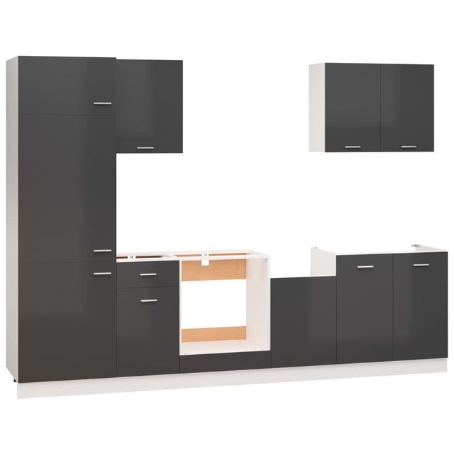 LEDSIX Set di mobili Armadio in plastica 65x45x97 cm Armadi & Storage :  : Casa e cucina