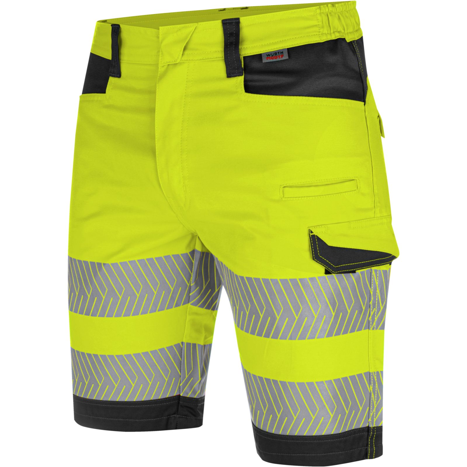 Bermuda de travail haute visibilit fluo jaune anthracite W rth