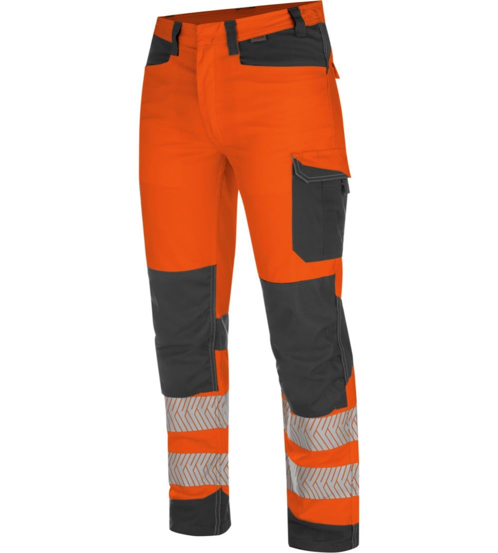 Pantalon de travail haute-visibilité fluo orange/anthracite Würth MODYF -  Taille 42 | Leroy Merlin
