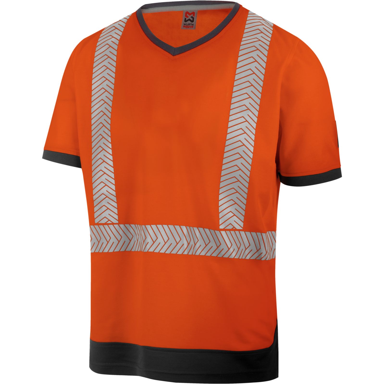 Tee shirt de travail haute visibilite orange fluo Wurth MODYF Taille 3XL Leroy Merlin