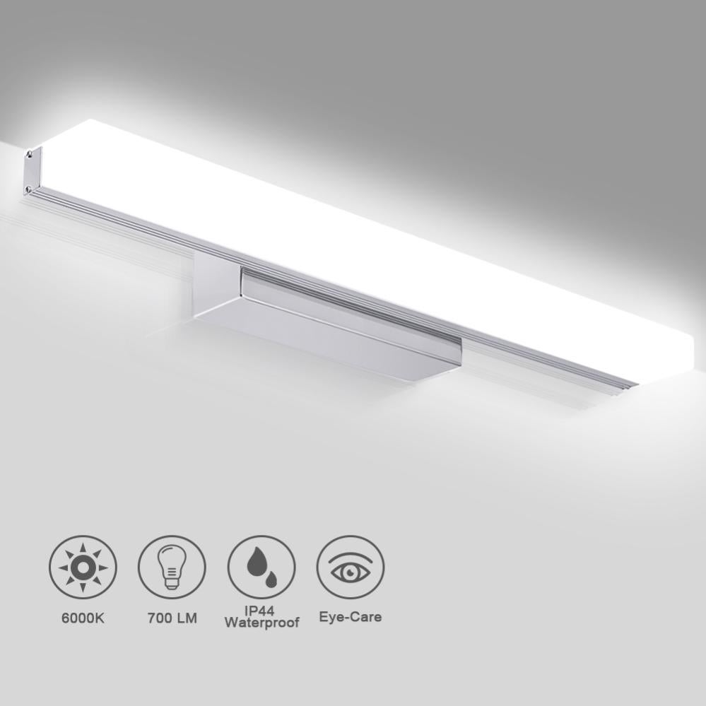Lampada da parete a LED per bagno, specchi, dipinti, murali, trucco, ecc. Tonalità luce neutra 15W 4000K. stile moderno e semplice. 78 cm IP44 | Leroy Merlin