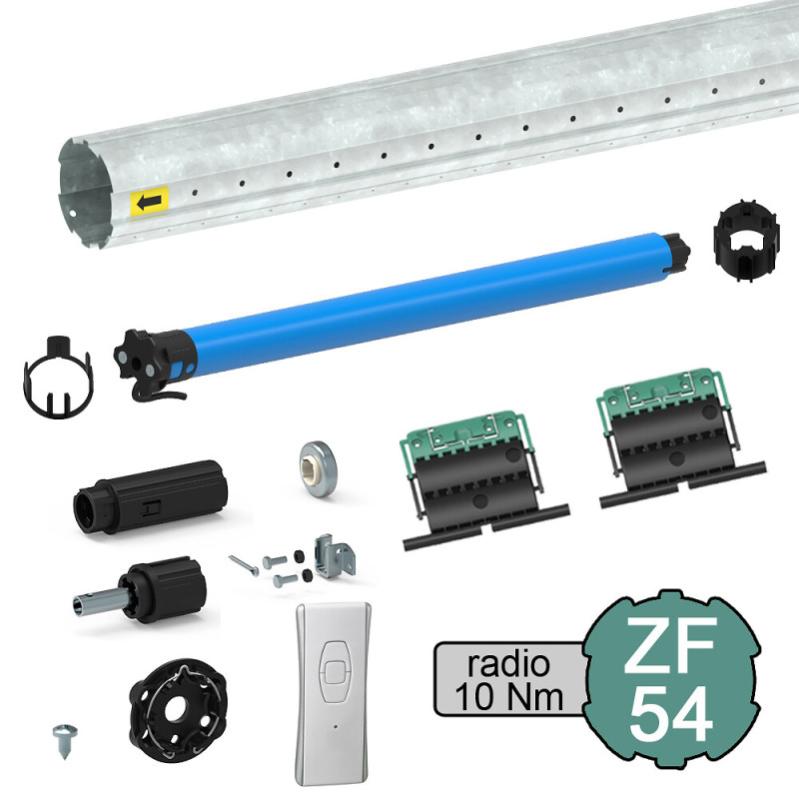 Motor Con Cable (4 Cables) Avosdim Reemplazo Sômfy Persiana Rodante De 20 A 60 Kg (10 A 30 Nm), Para Eje Octo 60 Mm, ZF54, ZF64, Diámetro 45 Mm (ZF 64, Cableado 20 Nm (40 Kg