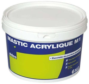 Mastic acrylique universel a-100 blanc - cartouche de 300ml - Manubricole
