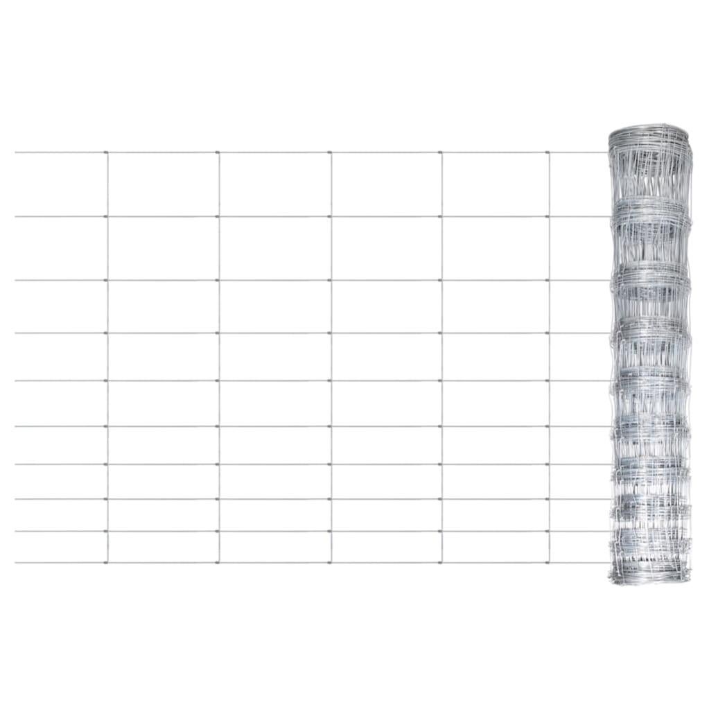 Recinzione In Rete In Acciaio Inossidabile 112x500 Cm Argento Vidaxl 84052126