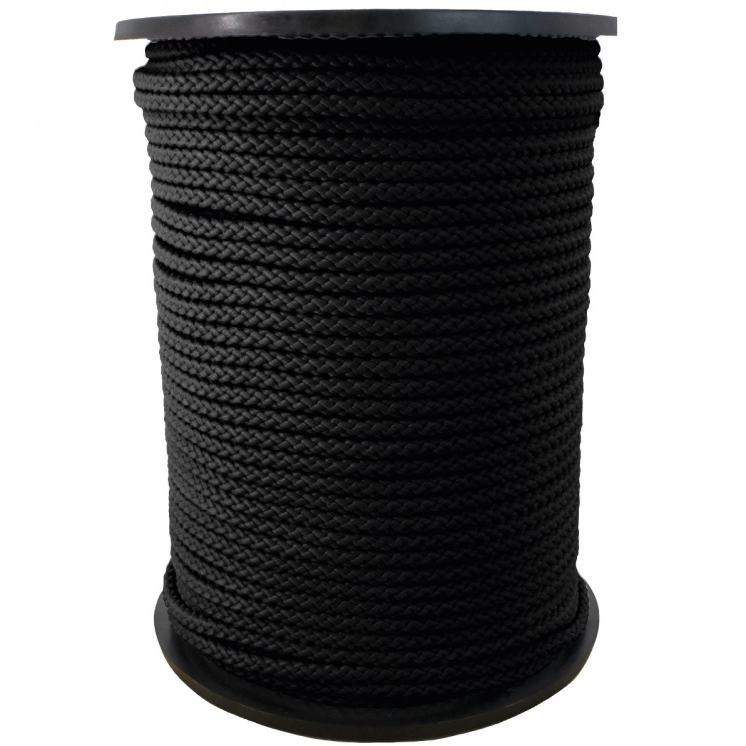 Bobine de corde tressée 4 mm x 100 m - noir - Conforama