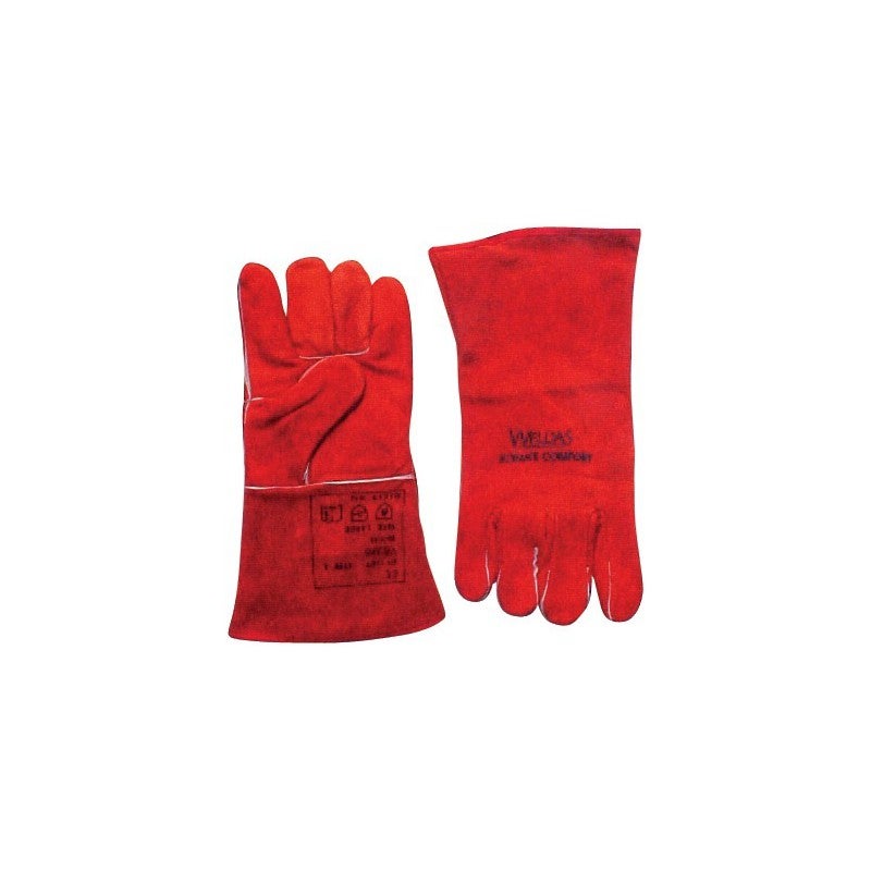 Gants De Soudure Rouge Taille L Paires Weldas Leroy Merlin