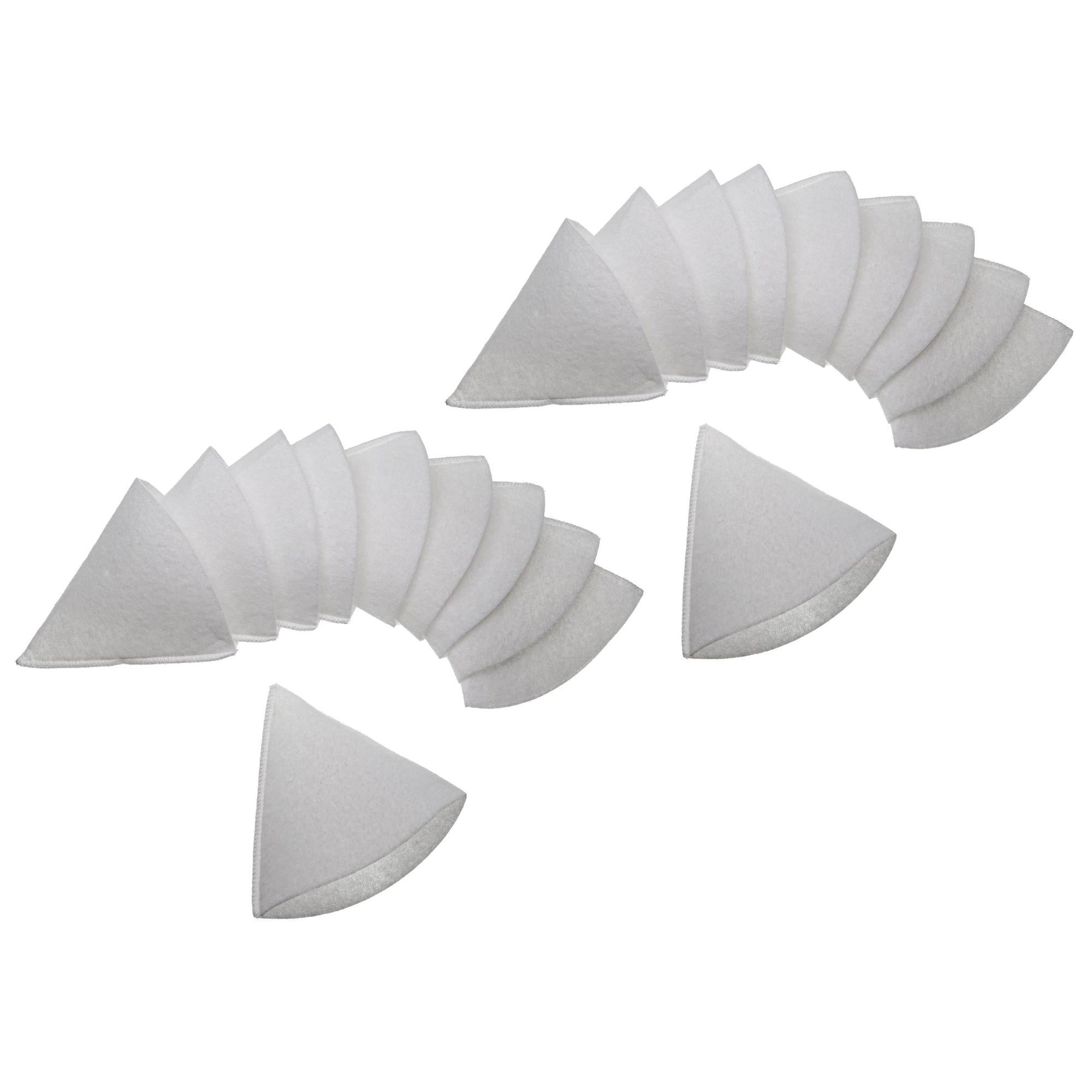 Vhbw 100 Filtri A Cono Per Ventilazione, DN 125, G4, Per Helios Maico Pluggit Zehnder, Bianco