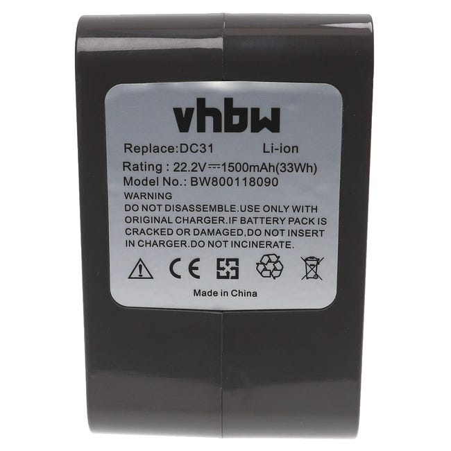 vhbw Batterie compatible avec Dyson DC45 Animal Pro, DC56, DC57