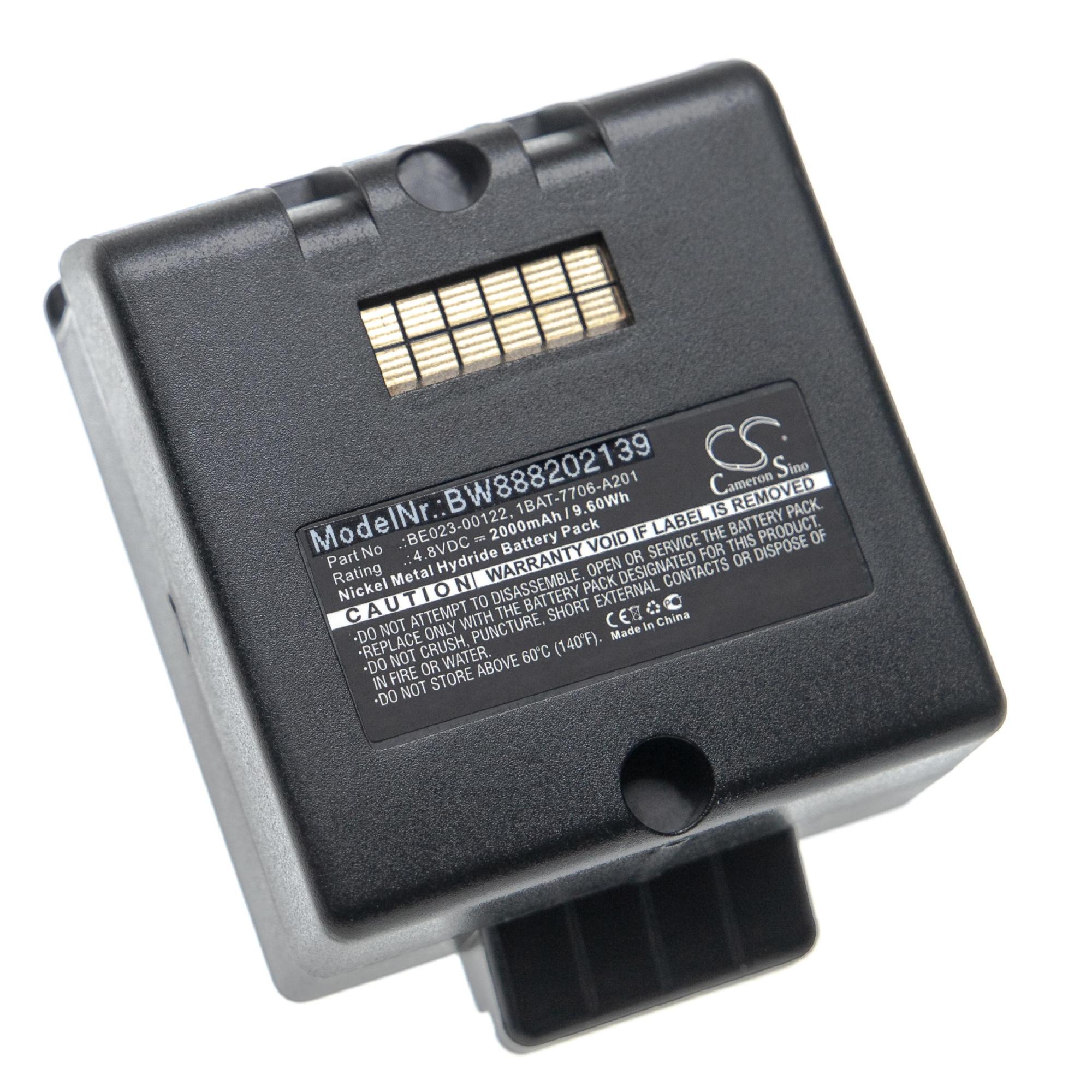 2 Batteries Rechargeables 1800mAh Pour Motorola PMNN4468, PMNN4425B, PMNN4468A - Pour Talkies-walkies