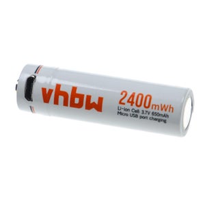 Batería recargable Li-Ion 18650 de 2200 mAh 3.7V - Cablematic