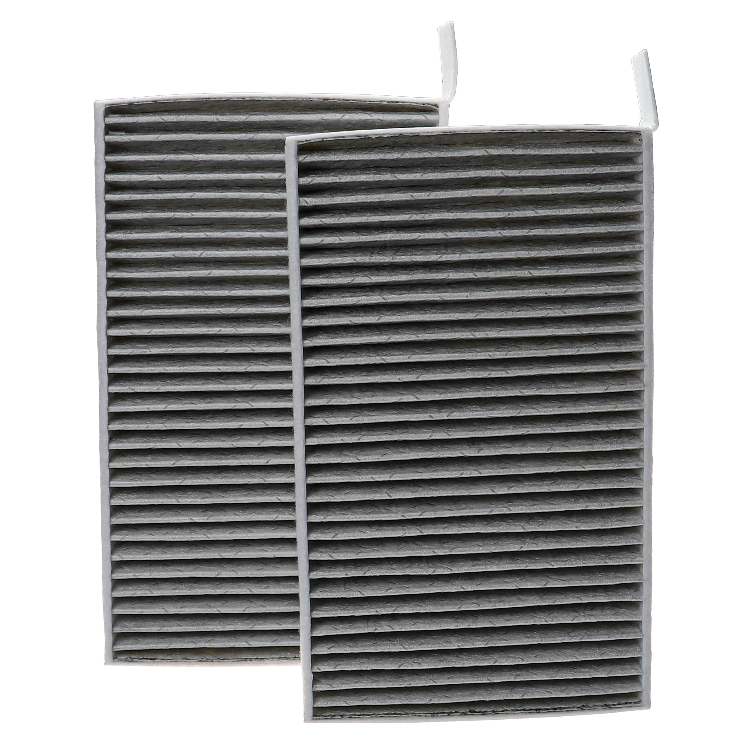 vhbw filtre à air de rechange 20,5 x 13 x 4,5cm blanc pour humidificateur épurateur dair comme ACA-3E 