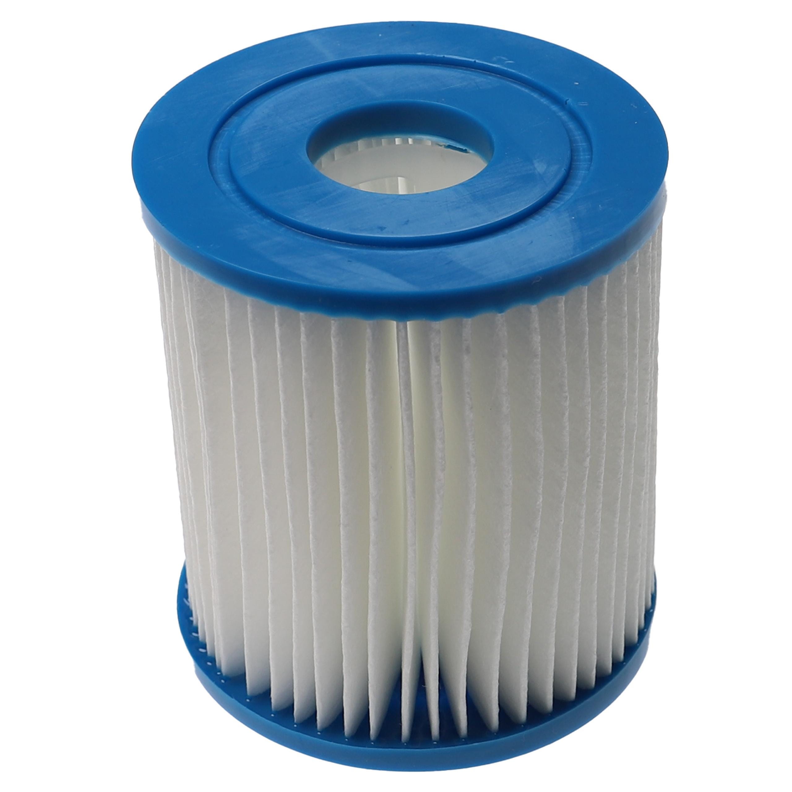 Vhbw 2x Cartouche filtrante compatible avec Intex EasyPool piscine pompe de  filtration - Filtre à eau, blanc / bleu