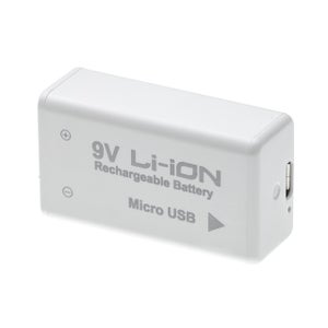 Vhbw Chargeur de piles 2 slots pour batteries, piles domestiques Ni-Cd,  NiMH, Li-ion (piles bloc 9V) - Chargeur micro-USB