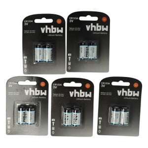 Varta CR123A VCR123A 6205 2/3A 3V Photo Lithium Battery - 2 Pack