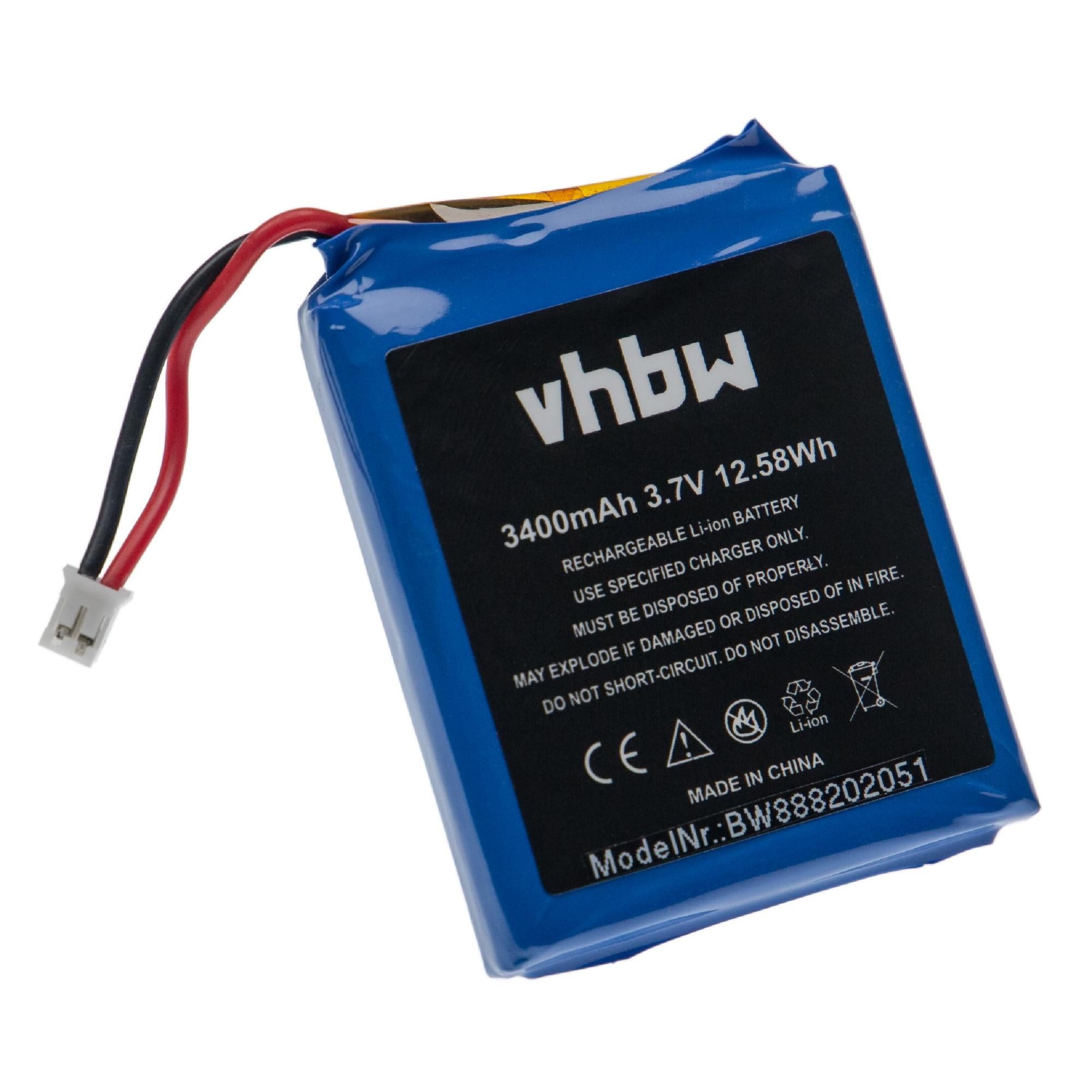 Vhbw 2x Batteria Sostitutiva Per Intermec 318-026-001 / 318-026-003 – 3400mAh, 14,4V, Li-Ion Per Stampanti