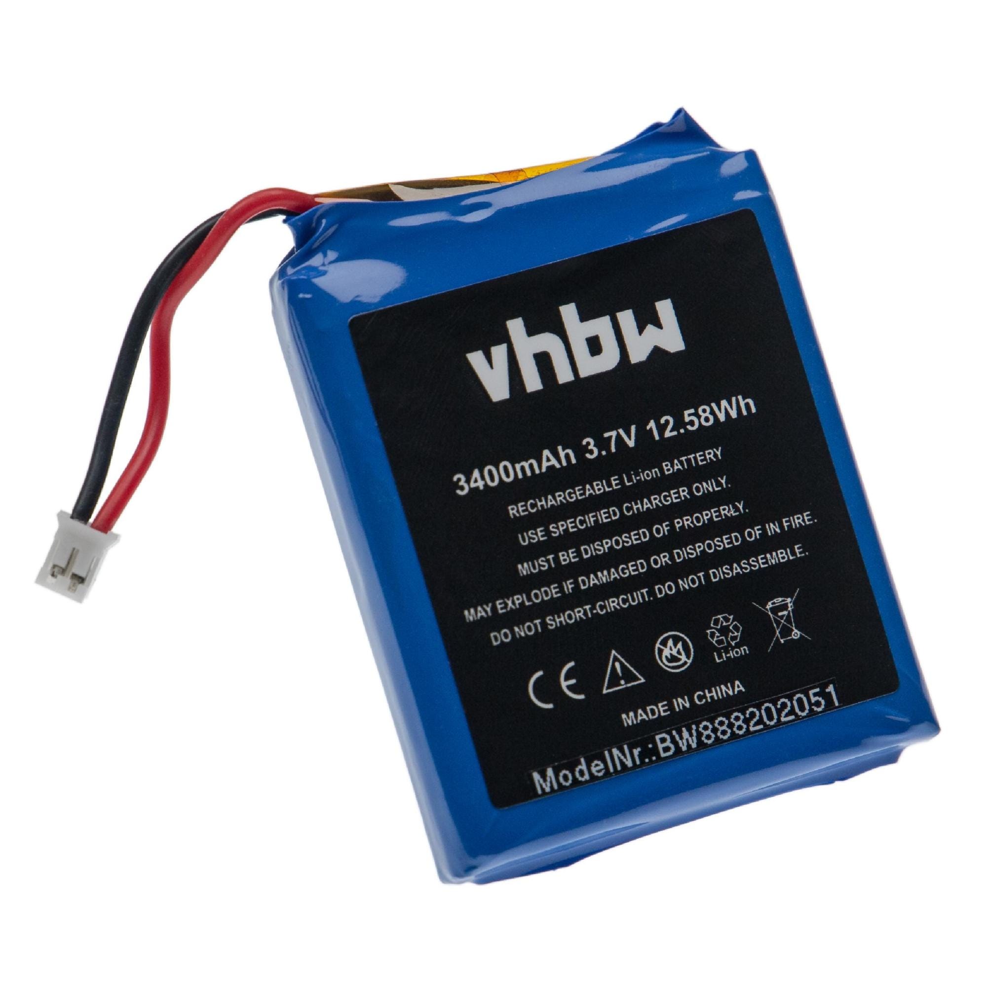 Vhbw 2x Batteria Sostitutiva Per Intermec 318-026-001 / 318-026-003 – 3400mAh, 14,4V, Li-Ion Per Stampanti