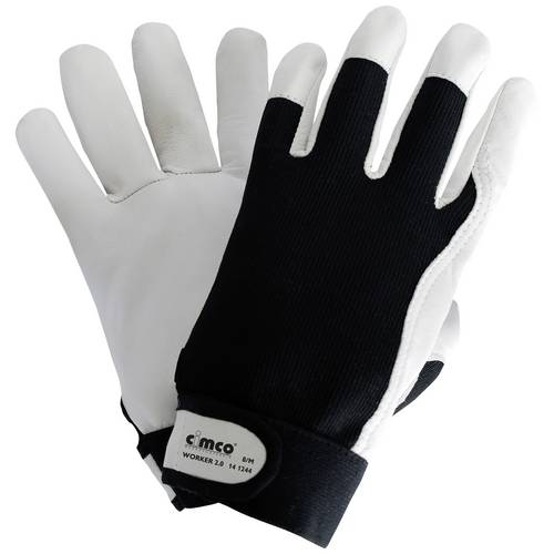 Cimco Worker 2.0 schwarz weiB 141246 Cuir nappa Gants de travail Taille 10 XL EN 388 1 paire s Leroy Merlin