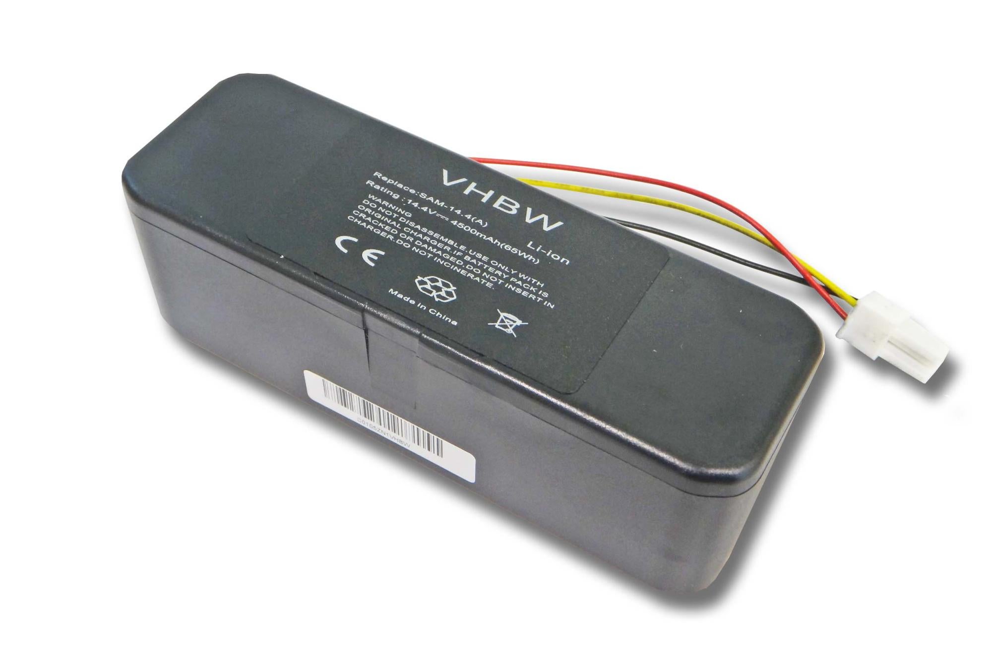 vhbw Batteria di ricambio per DJ96-00136B per robot aspirapolvere Samsung Navibot 3000mAh, 14.4V, Li-Ion 