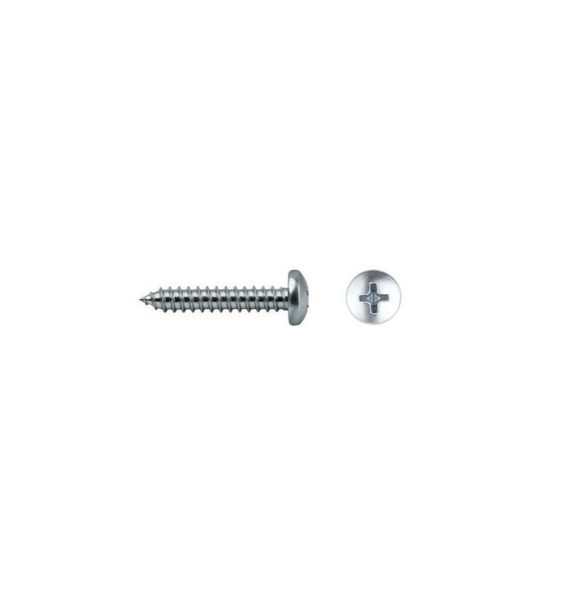 100 Viti Per Lamiera DIN7982 Acciaio Inox VA 2,2 Mm &ndash; Testa Croce Philips PH