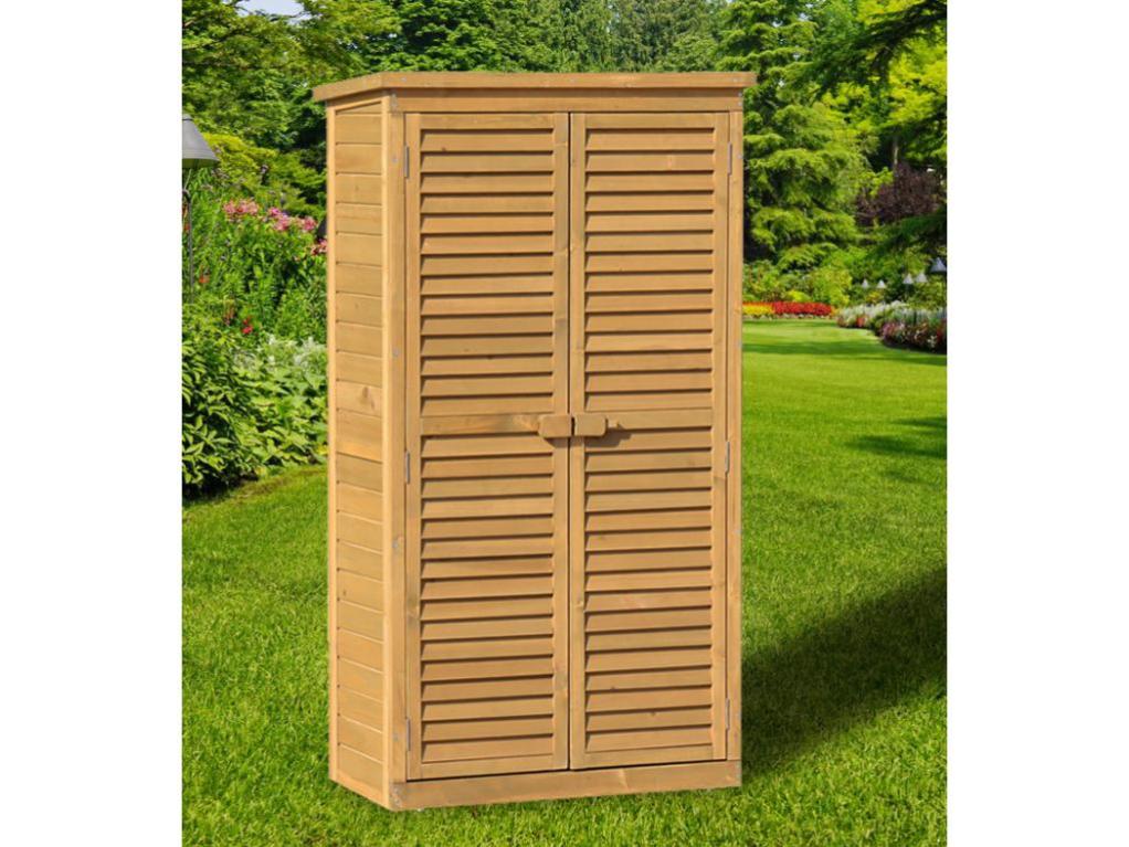 Armoire de jardin en bois NARVA Leroy Merlin