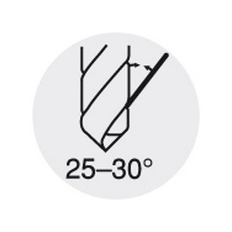 Foret étagé à queue cylindrique avant-trou 90°, filetage M3, foret h9 (d1) x fraise h8 (d2) 2,5 x 3,4 mm - 5