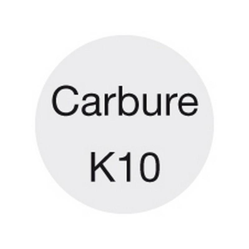 Foret hélicoïdal à queue cylindrique, à plaquette carbure rapportée, Ø h8 : 10,50 mm, Long. totale 100 mm, Long. hélice 56 mm - 2