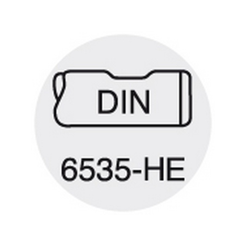 Foret hélicoïdal en carbure monobloc, SuperLine, 5 x D, DIN 6535-HE, surface FIRE, Ø m7 : 14,20 mm, Long. totale 133 mm, Long. hélice 77 mm - 2