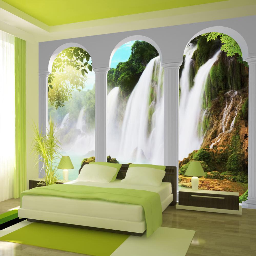 Papier Peint - Waterfall Abstract II 375x250cm - Intissé main image 1