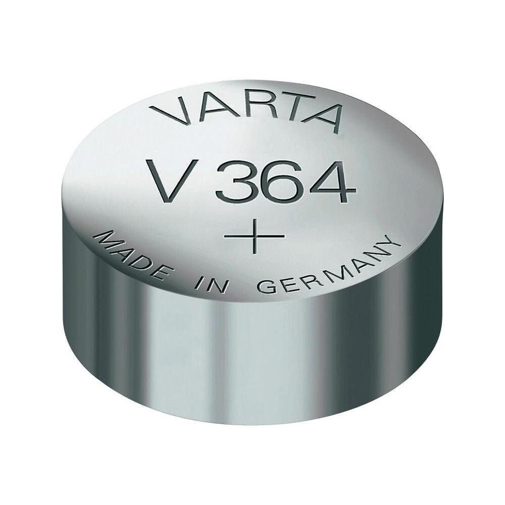 VARTA Pile oxyde argent pour montres, V364 (SR60) SR621SW 1,55 Volt x 10