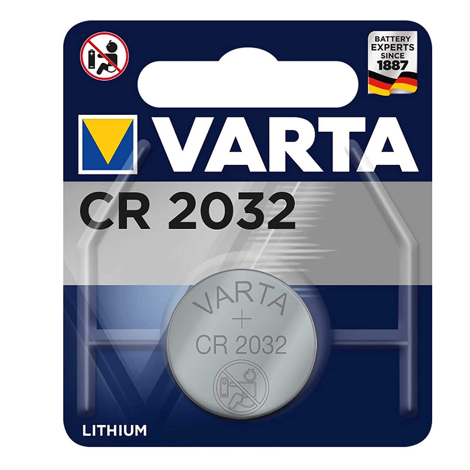 Lot de 10 piles CR-2032 Varta