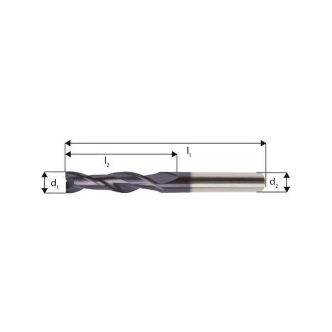 Fraise en carbure de tungstène pour fraisage CNC - Cikonielf - Diamètre Fraise en carbure de tungstène pour fraisage CNC - Cikonielf - Diamètre
