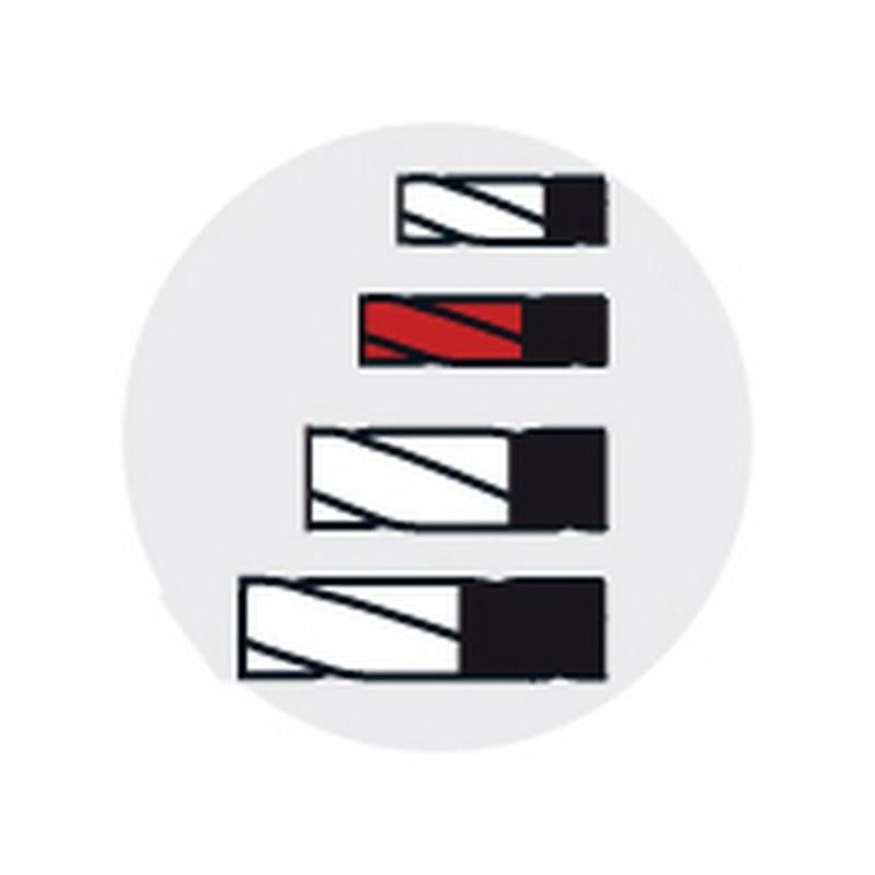 Fraise cylindrique courte, type N, en carbure monobloc, 6535-HB, surface recouverte de TiAIN, Ø d1 - h10 : 2,0 mm, Long. totale l1 50 mm - 3