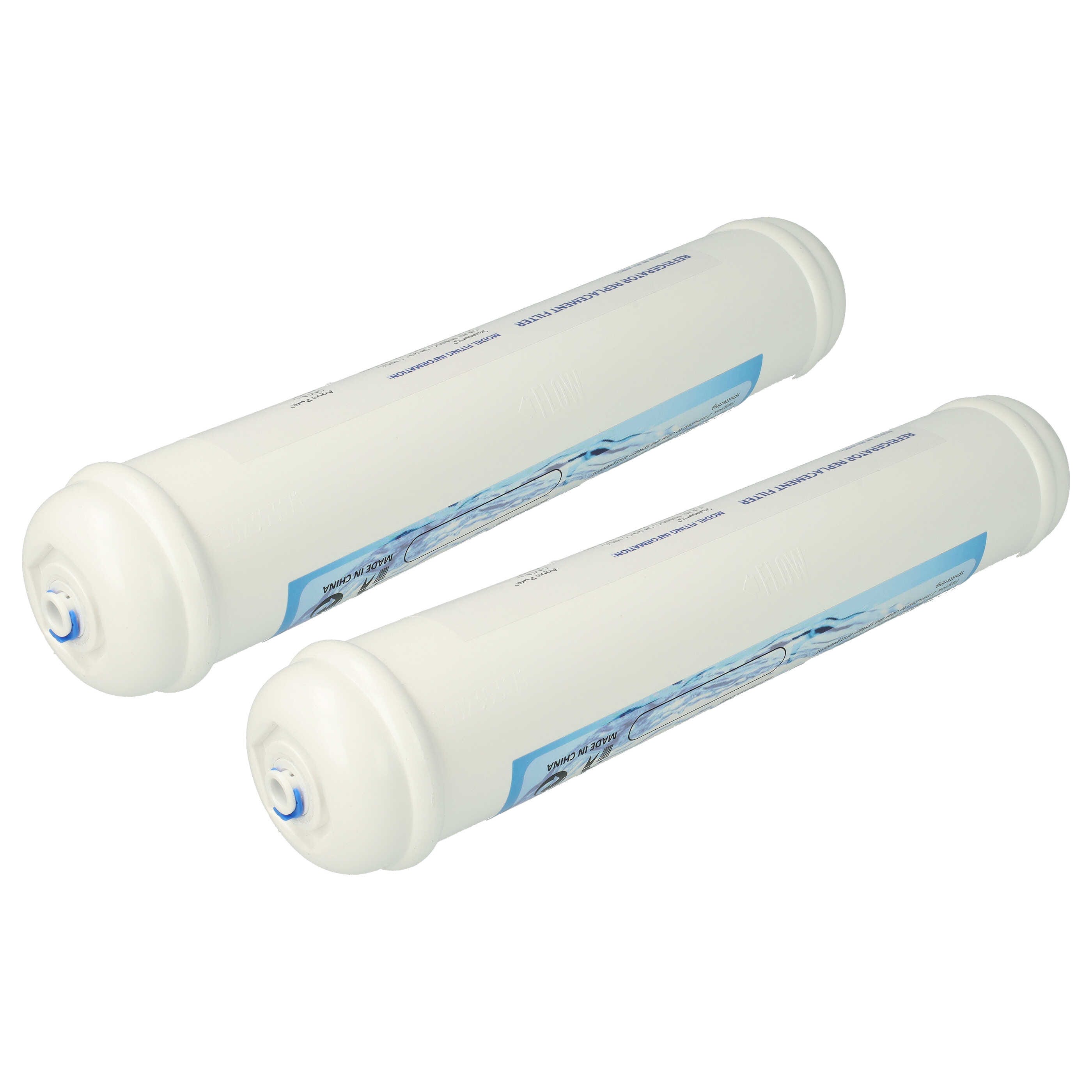 Vhbw 2x cartuccia filtro per l'acqua compatibile con Neff K3990X7RU/01,  K3990X7RU/02 frigorifero side-by-side