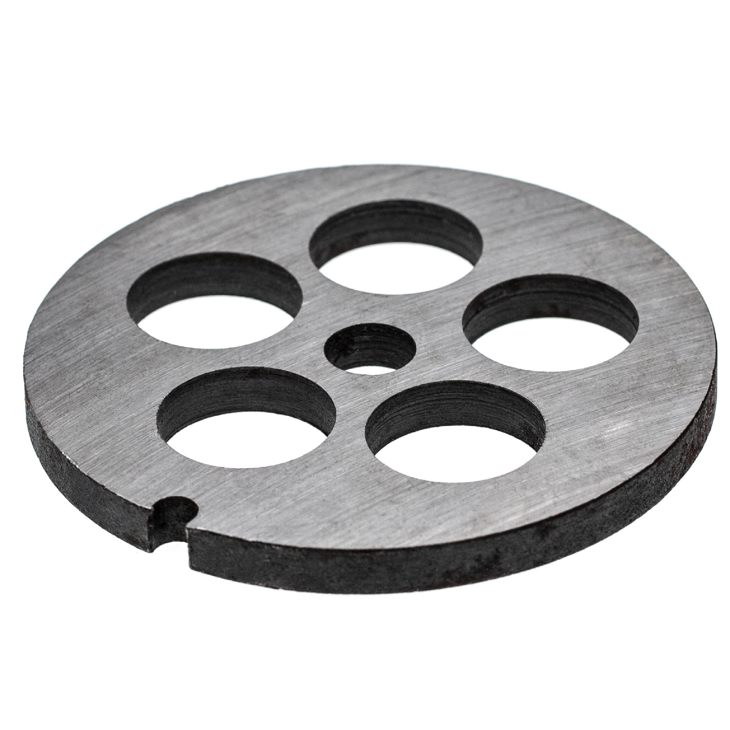 foro centrale 13,4mm diametro fori 4mm vhbw piastra forata 32 KBS Porkert tritacarne acciaio per esempio compatibile con ADE Fama Caso 