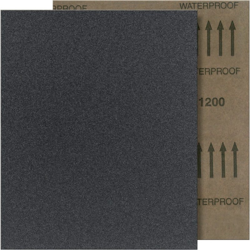 Papier abrasif FP papier imperméable 280x230mm SC, Grain 100 FORTIS
