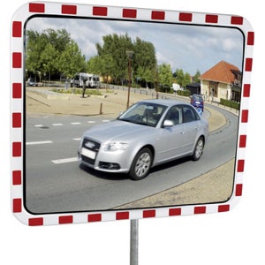 Miroir convexe routier surveillance 25cm 30cm signalisation sécurité  voiture magasin garage auto