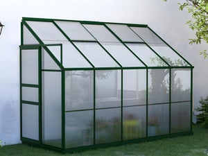 Serre de jardin Popular 3.8 m² en polycarbonate 4 mm - SERRES-ET-ABRIS.