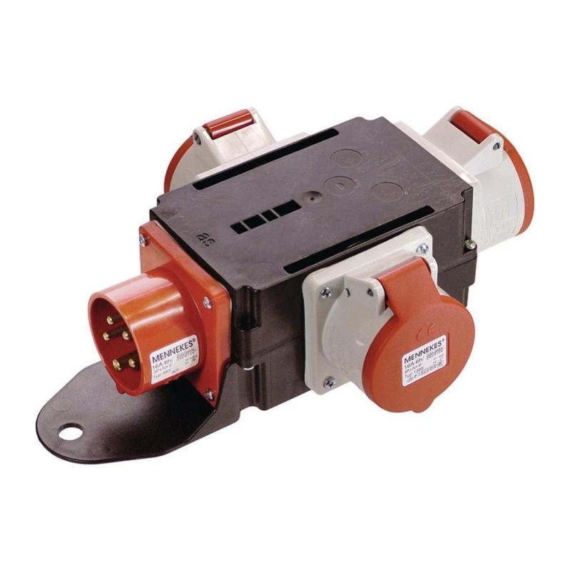 Distributore Corrente CEE 400V/16A - 3 Uscite, Cavo 1.5m, Per Cantieri E Industria - Foto 9