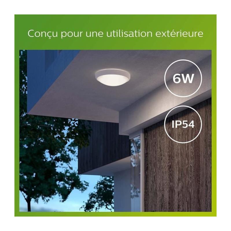 Doris Ceiling 6w 40k White Ip54 Hv main image 1