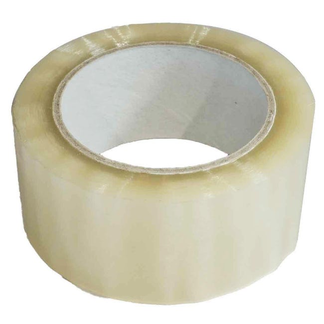 Ruban adhésif d'emballage Polypropylène blanc, imprimé Bande de garantie,  45 µ, 50 mm x 66 m sur