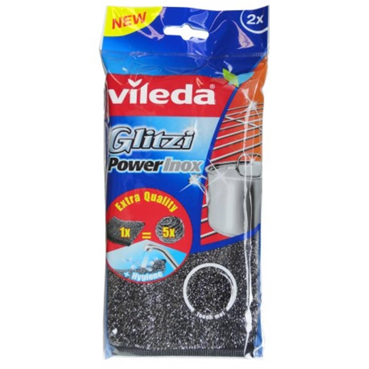 Eponge VILEDA PAD POWER INOX - Sachet de 2 - Vileda Professional ...